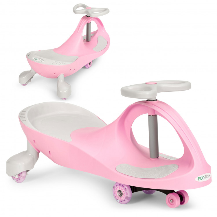 Gravitačné auto pre deti, LED kolesá, ružové ECOTOYS