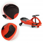 Gravitačné auto pre deti, červené LED kolesá, ECOTOYS