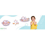 Drevená čajová súprava 15 prvkov ECOTOYS