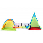 Detské stanové ihrisko 3v1 iglo teepee IPLAY tunel Detské stanové ihrisko 3v1 iglo teepee IPLAY tunel