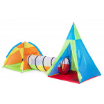 Detské stanové ihrisko 3v1 iglo teepee IPLAY tunel Detské stanové ihrisko 3v1 iglo teepee IPLAY tunel