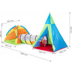Detské stanové ihrisko 3v1 iglo teepee IPLAY tunel Detské stanové ihrisko 3v1 iglo teepee IPLAY tunel