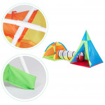 Detské stanové ihrisko 3v1 iglo teepee IPLAY tunel Detské stanové ihrisko 3v1 iglo teepee IPLAY tunel