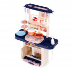 Detská kuchynka zvuky LED drez 10 doplnkov