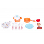 Detská kuchynka zvuky LED drez 10 doplnkov