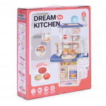 Detská kuchynka zvuky LED drez 10 doplnkov