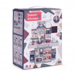 Detská kuchynka zvuky LED parný generátor 35 doplnkov