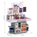 Detská kuchynka zvuky LED parný generátor 35 doplnkov