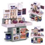 Detská kuchynka zvuky LED parný generátor 35 doplnkov