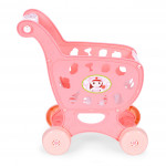 Nákupný košík + 18 doplnkov, ružový