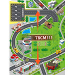 XXL hasičská autogaráž, - 5 úrovní , 82 prvkov, červená