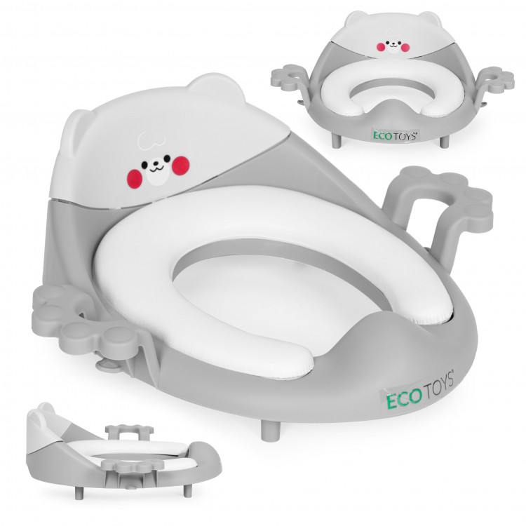 Sedadlo na WC pre deti, šedá ECOTOYS Sedadlo na WC pre deti, šedá ECOTOYS