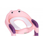 Detské WC sedadlo so schodíkmi, ružové ECOTOYS Detské WC sedadlo so schodíkmi, ružové ECOTOYS