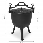 Liatinový kotlík stojaci 10L, MultiGarden Liatinový kotlík stojaci 10L, MultiGarden