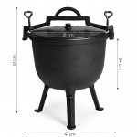 Liatinový kotlík 15L, MultiGarden Liatinový kotlík 15L, MultiGarden