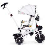 Detská trojkolka, otočná sedačka, biela ECOTOYS