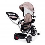 Trojkolka 2v1, otočné sedadlo - béžová ECOTOYS