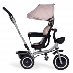 Trojkolka 2v1, otočné sedadlo - béžová ECOTOYS