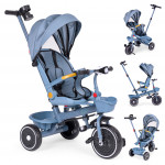 Trojkolka 2v1, otočné sedadlo, modrá - ECOTOYS Trojkolka 2v1, otočné sedadlo, modrá - ECOTOYS