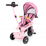 Trojkolka 2v1, otočné sedadlo, ružová - ECOTOYS Trojkolka 2v1, otočné sedadlo, ružová - ECOTOYS