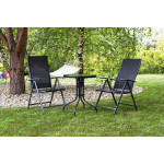 Okrúhly záhradný stôl 80 cm -otvor na slnečník