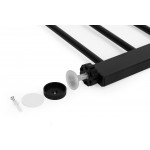 Bezpečnostná závorová brána 74-80 cm na schody a dvere kovové drevo