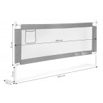 Zábrana na posteľ 200 cm detská zábrana ECOTOYS