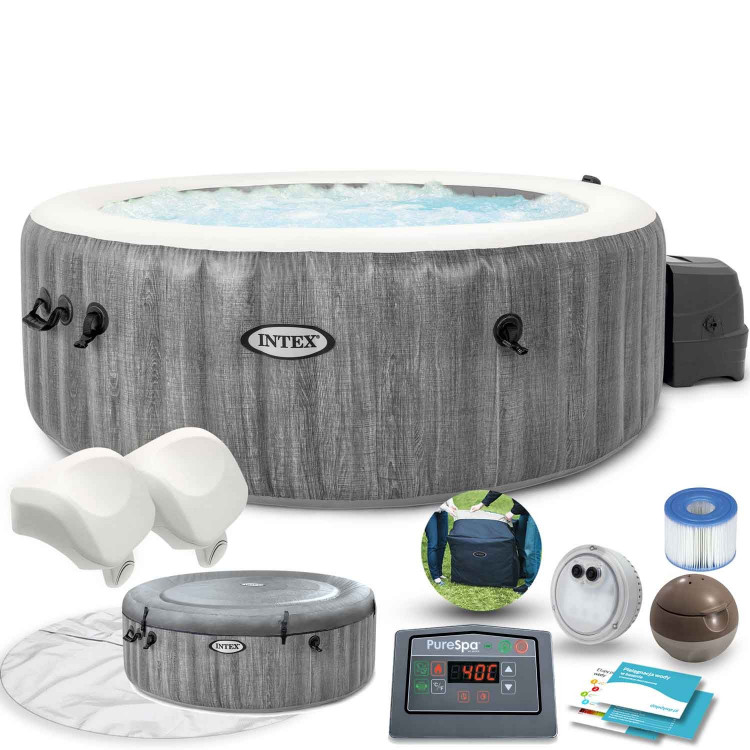 Nafukovacia hydromasážna jacuzzi 196x71 cm, 4 osoby, WIFI prémiové príslušenstvo - INTEX 28440 Nafukovacia hydromasážna jacuzzi 196x71 cm, 4 osoby, WIFI prémiové príslušenstvo - INTEX 28440