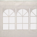 Komerčný záhradný altánok stan 3x6 m, 6 stien - biely MultiGarden