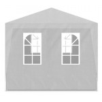 Komerčný záhradný altánok stan 3x9 m, 8 stien - biely MultiGarden