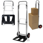 Skladový transportný vozík, hliníkový, ručný 90 kg