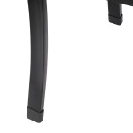 Záhradná lavica s operadlom, kovová konštrukcia