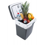 Prenosná cestovná chladnička do auta 29L, 220-240V DC12V - grafit
