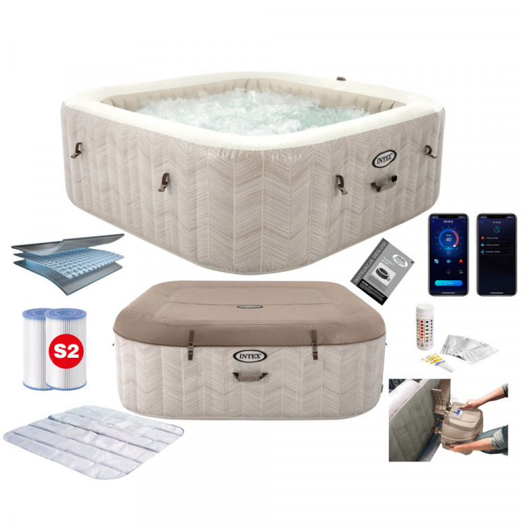 Nafukovacia hydromasážna jacuzzi pre 6 osôb - INTEX 28472