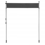 Upínacia markíza s kľukou, výškové nastavenie, antracit - MultiGarden