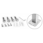 Skladacia markíza 350x180 cm, bočná roleta - antracitová MultiGarden