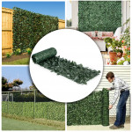 Maskovacia stena, umelý živý plot 500x150 cm, 3 kusy - brečtan zelený