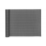 Obojstranná bambusová rohož 100x500 cm na balkón terasu plot - antracit MultiGarden