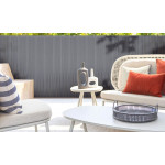 Obojstranná bambusová rohož 100x500 cm na balkón terasu plot - antracit MultiGarden