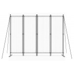 Skladací 4-panelový paraván, zástena 167x216 cm - béžová MultiGarden Skladací 4-panelový paraván, zástena 167x216 cm - béžová MultiGarden