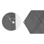 Tieniaca sieť na balkón s príslušenstvom 100x700 cm - sivá MultiGarden