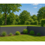 Tieniaca sieť na balkón s príslušenstvom 100x700 cm - sivá MultiGarden