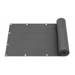 Tieniaca sieť na balkón s príslušenstvom 100x500 cm - sivá MultiGarden