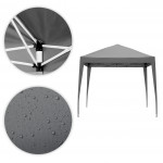 Záhradný skladací stan 3x3 m, automatická strieška, sivá MultiGarden