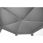 Komerčný záhradný stan 2x2x2 m s moskytiérou sivý MultiGarden