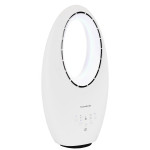 Bezlopatkový stojaci ventilátor 60W, 3 prevádzkové režimy, LED podsvietenie