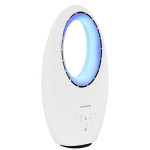 Bezlopatkový stojaci ventilátor 60W, 3 prevádzkové režimy, LED podsvietenie