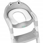 Detské záchodové sedadlo so schodíkmi a rebríkom - sivá ECOTOYS Detské záchodové sedadlo so schodíkmi a rebríkom - sivá ECOTOYS
