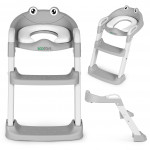 Detské záchodové sedadlo so schodíkmi a rebríkom - sivá ECOTOYS Detské záchodové sedadlo so schodíkmi a rebríkom - sivá ECOTOYS