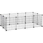 Modulárna ohrada pre malé zvieratká - čierna